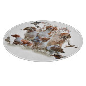 Epagneul Breton, Bretagne Spaniel Schneidebrett (Ecke)