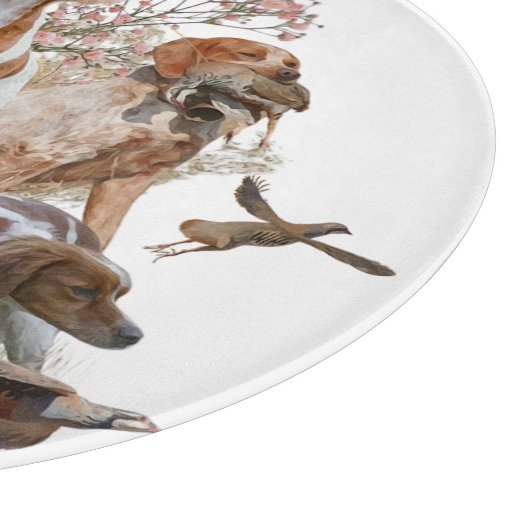 Epagneul Breton, Bretagne Spaniel Schneidebrett (Ecke)