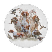 Epagneul Breton, Bretagne Spaniel Schneidebrett (Vorderseite)