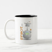 Epbot: Lebhaftlanges und Aussenseiter an! Zweifarbige Tasse (Links)