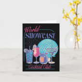 Epcot Drink World Showcase Schwanz Club Drink T Karte (Gelbe Blume)