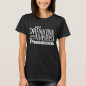 Epcot Drinks rund um das Shirt (Vorderseite)
