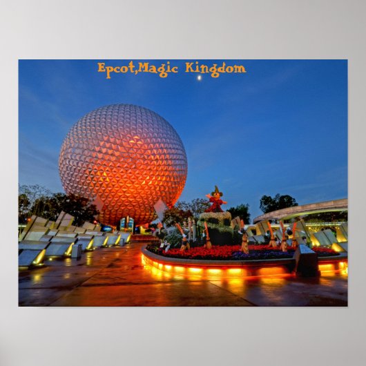 Epcot, Magic Kingdom, Florida Poster (Vorne)