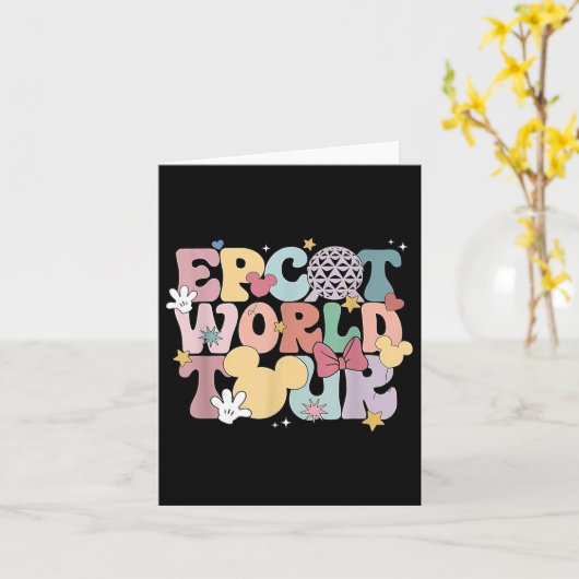 Epcot World Tour Karte (Gelbe Blume)