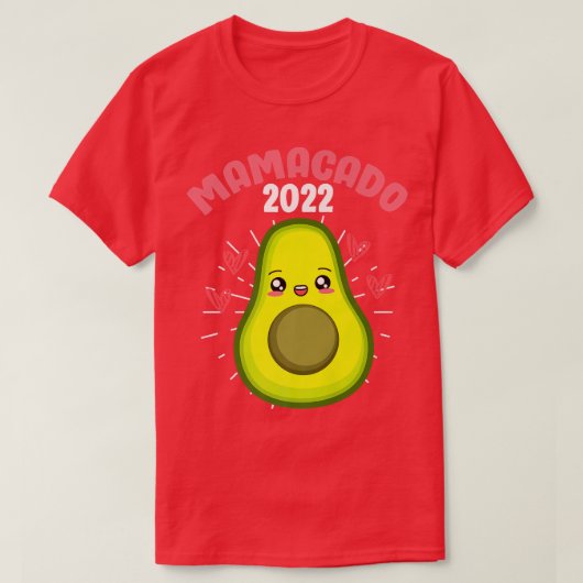 Epectant Mother 2022 Mamacado Baby Mama Schwangers T-Shirt (Design vorne)