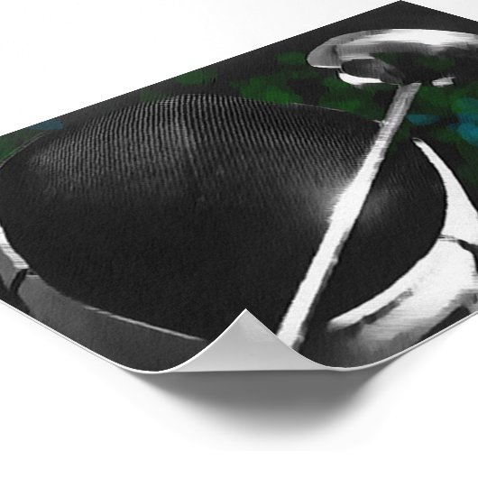 Epee and Mask Still Life POSTER (Ecke)