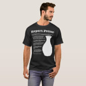 Epert Potter Definiertes T-Shirt Funny Pottery (Vorne ganz)