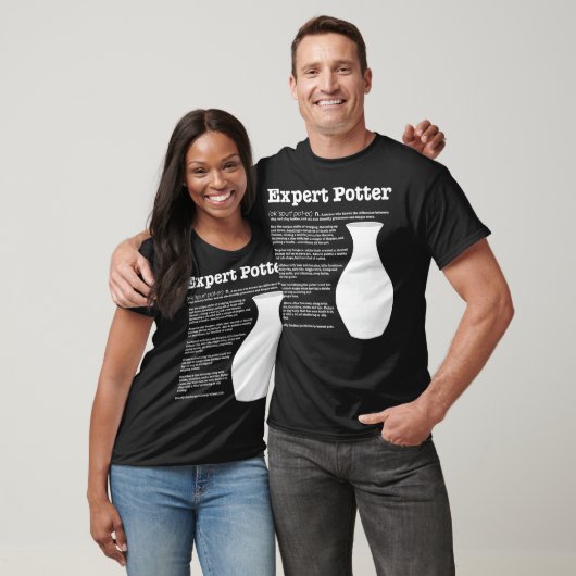Epert Potter Definiertes T-Shirt Funny Pottery (Unisex)