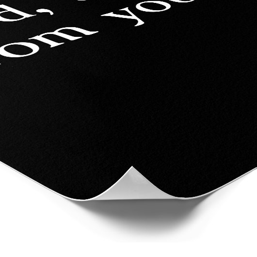 Eph 2:8 Wölfe, die in den Vollmond schauen. Poster (Ecke)