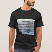 EPH 6:12 Zitat von Fleisch- und Blutbibel Wasserla T-Shirt (Vorderseite)