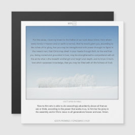 Epheisans 3:14-21 GOD'S PROMISES SCRIPIX Magnet