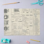 Ephemera Antique Paper Series Design 8 Seidenpapier (Basteln)