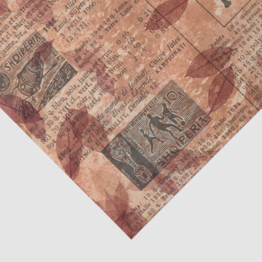 Ephemera Autumn Paper Series Design 16 Seidenpapier (Detail)