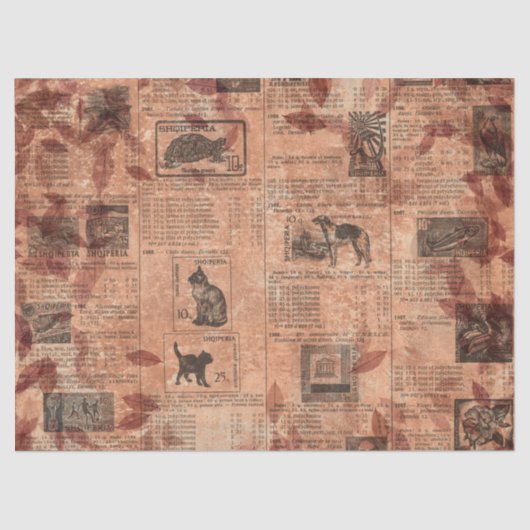 Ephemera Autumn Paper Series Design 16 Seidenpapier (Vorderseite)