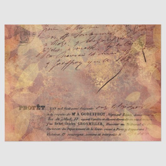 Ephemera Autumn Paper Series Design 19 Seidenpapier (Vorderseite)