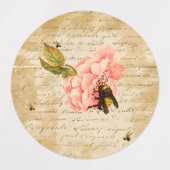 Ephemera Bee Etiketten (Design 1)