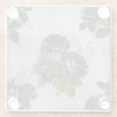 Ephemera Black & Green Glasuntersetzer (Rückseite)