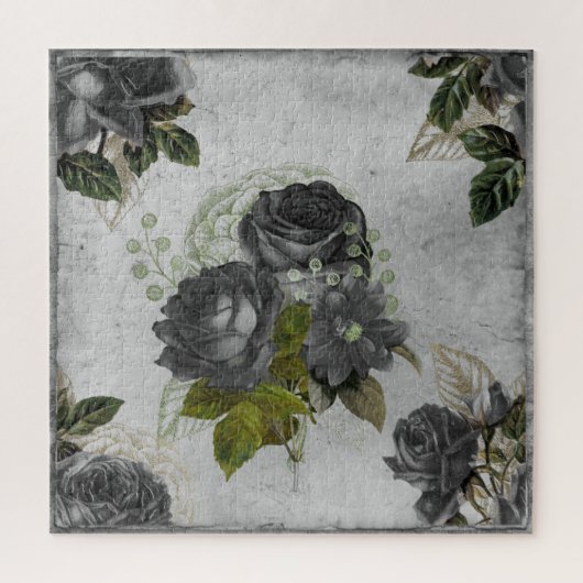 Ephemera Black & Green Puzzle (Vertikal)