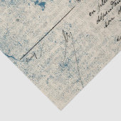 Ephemera Blue Paper Serie Design 9 Seidenpapier (Detail)