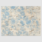 Ephemera Blue Paper Series Design 12 Seidenpapier (Vorderseite)