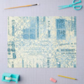 Ephemera Blue Paper Series Design 14 Seidenpapier (Basteln)