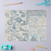 Ephemera Blue Paper Series Design 15 Seidenpapier (Basteln)