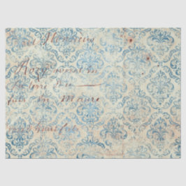 Ephemera Blue Paper Series Design 16 Seidenpapier