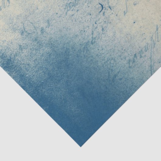 Ephemera Blue Paper Series Design 18 Seidenpapier (Detail)