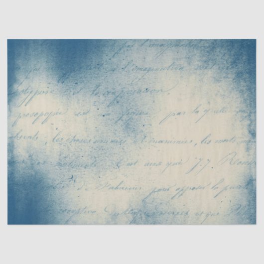 Ephemera Blue Paper Series Design 18 Seidenpapier (Vorderseite)