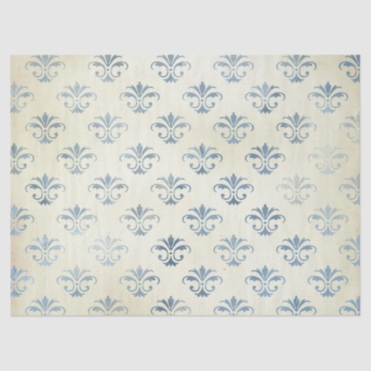 Ephemera Blue Paper Series Design 20 Seidenpapier (Vorderseite)