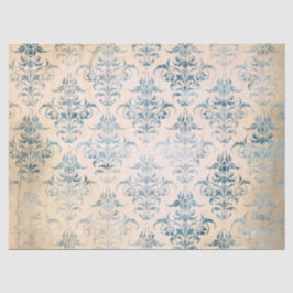 Ephemera Blue Paper Series Design 3 Seidenpapier