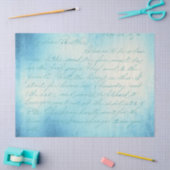 Ephemera Blue Paper Series Design 4 Seidenpapier (Basteln)