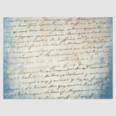 Ephemera Blue Paper Series Design 7 Seidenpapier (Vorderseite)