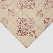 Ephemera Burgundy Paper Series Design 12 Seidenpapier (Detail)