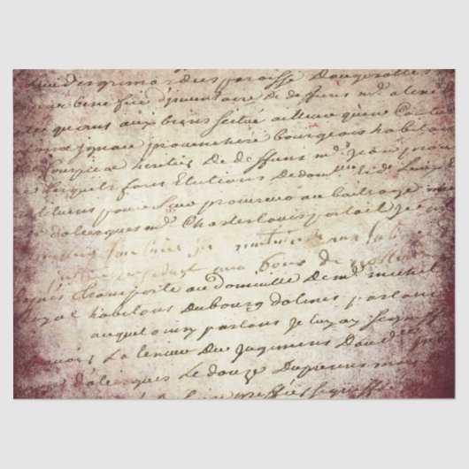 Ephemera Burgundy Paper Series Design 13 Seidenpapier (Vorderseite)