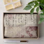 Ephemera Burgundy Paper Series Design 14 Seidenpapier (Geschenk)