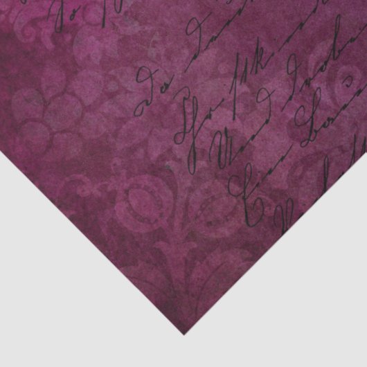 Ephemera Burgundy Paper Series Design 15 Seidenpapier (Detail)