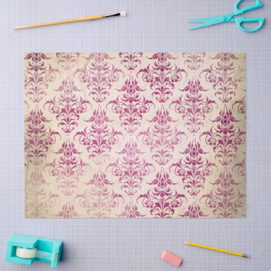 Ephemera Burgundy Paper Series Design 18 Seidenpapier (Basteln)