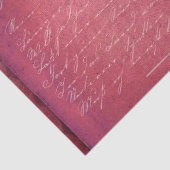 Ephemera Burgundy Paper Series Design 5 Seidenpapier (Detail)