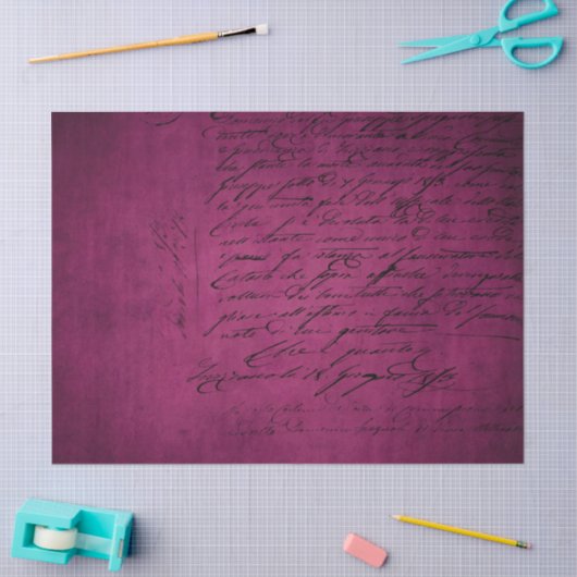 Ephemera Burgundy Paper Series Design 6 Seidenpapier (Basteln)