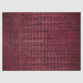 Ephemera Burgundy Paper Series Design 7 Seidenpapier (Vorderseite)