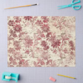 Ephemera Burgundy Paper Series Design 8 Seidenpapier (Basteln)