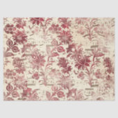 Ephemera Burgundy Paper Series Design 8 Seidenpapier (Vorderseite)