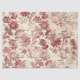 Ephemera Burgundy Paper Series Design 8 Seidenpapier