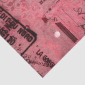 Ephemera Burgundy Paper Series Design 9 Seidenpapier (Detail)