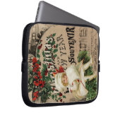 Ephemera Christmas New Year Souvenir Poster Laptopschutzhülle (Vorne Rechts)