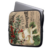 Ephemera Christmas New Year Souvenir Poster Laptopschutzhülle (Vorderseite Links)