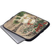 Ephemera Christmas New Year Souvenir Poster Laptopschutzhülle (Vorne Knopf)