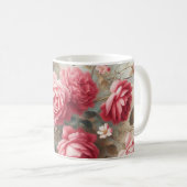 Ephemera Cluster Rose Klassische Kaffee-Tasse Kaffeetasse (VorderseiteRechts)