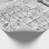 Ephemera Collage Geschenkpapier (Ecke)